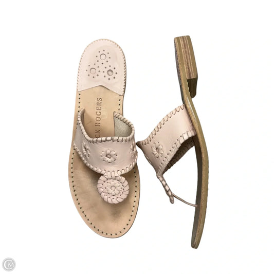 Sandals Flats By Jack Rogers In Pink, Size: 10