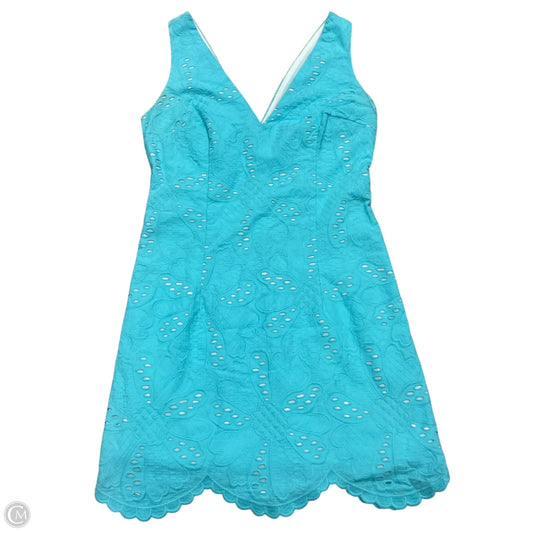 Dress Designer By Lilly Pulitzer In Aqua, Size: 4