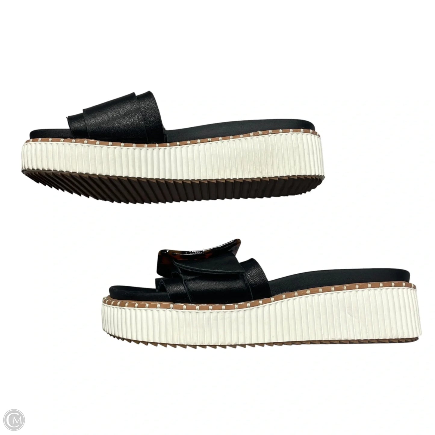 Sandals Heels Platform By Joie In Black, Size: 7