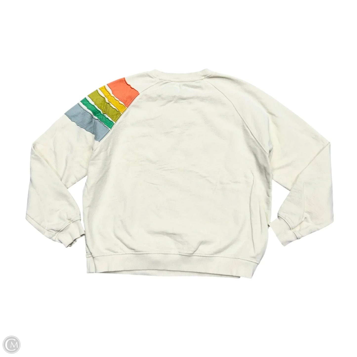 Sweatshirt Crewneck By By Together In Cream, Size: S