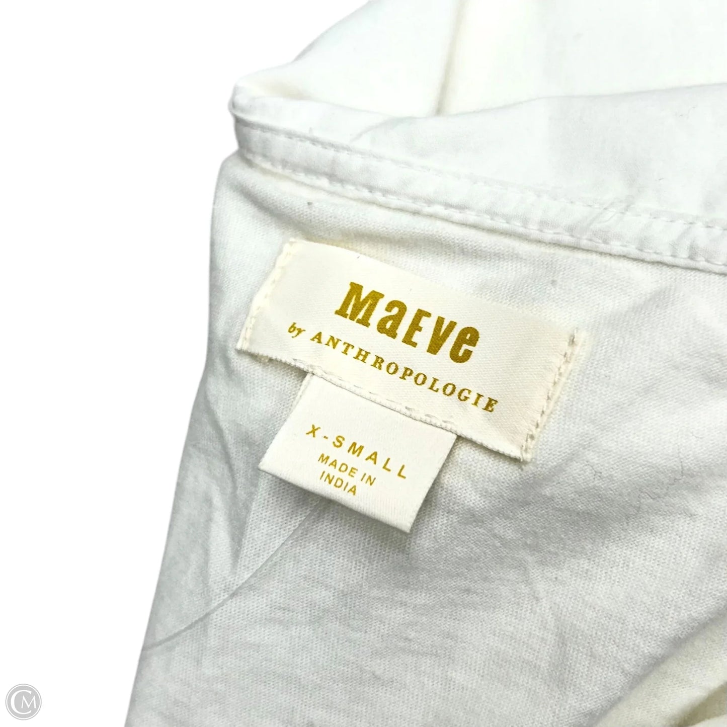 Top Sleeveless By Maeve In White, Size: Xs