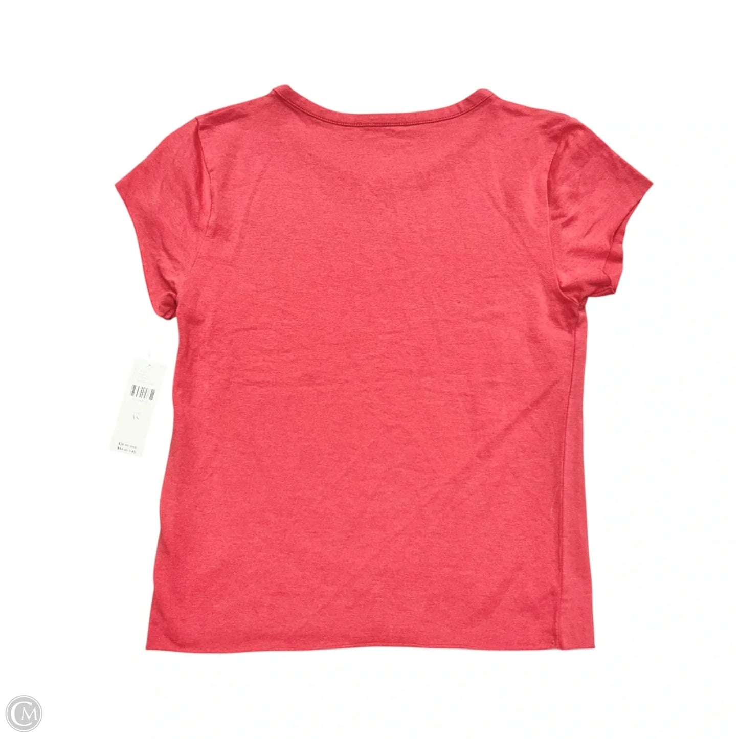 Top Short Sleeve Basic By Anthropologie In Red, Size: Xs