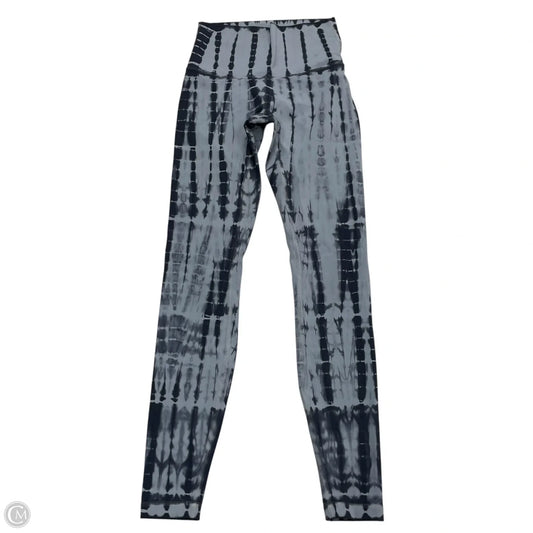 Athletic Capris By Lululemon In Tie Dye Print, Size: S