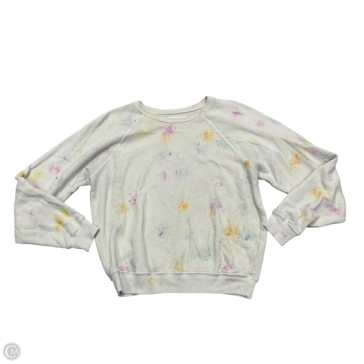 Sweatshirt Crewneck By The Great. In Tie Dye Print, Size: S