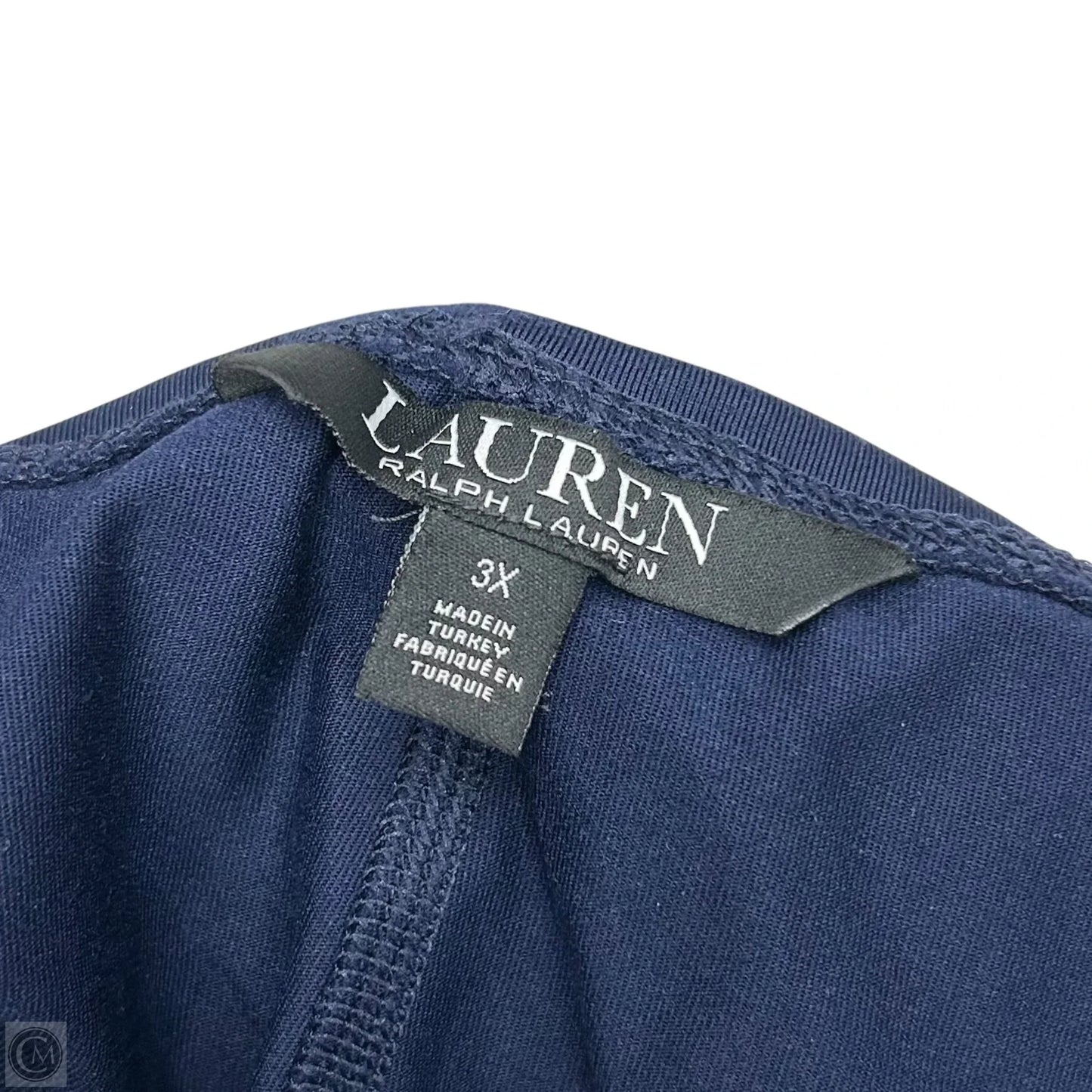 Athletic Leggings By Lauren By Ralph Lauren In Navy, Size: 3x