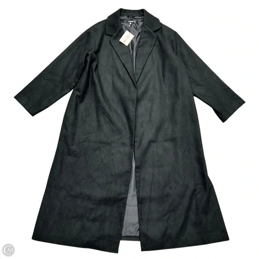 Coat Peacoat By Missguided In Black, Size: 2x