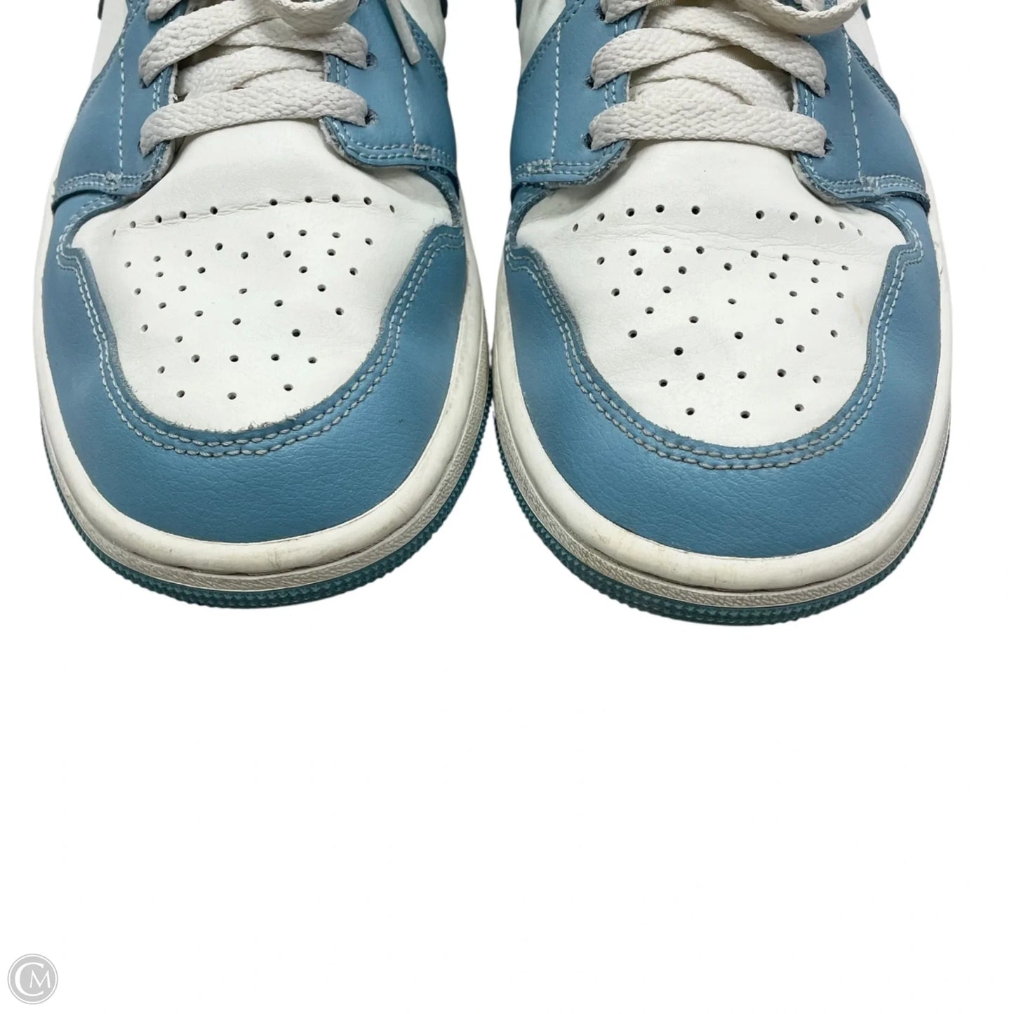 Shoes Sneakers By Nike In Blue & White, Size: 10