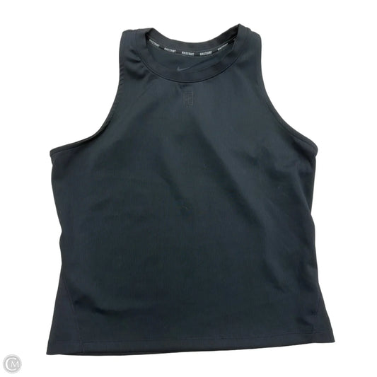 Athletic Tank Top By Nike Apparel In Black, Size: L