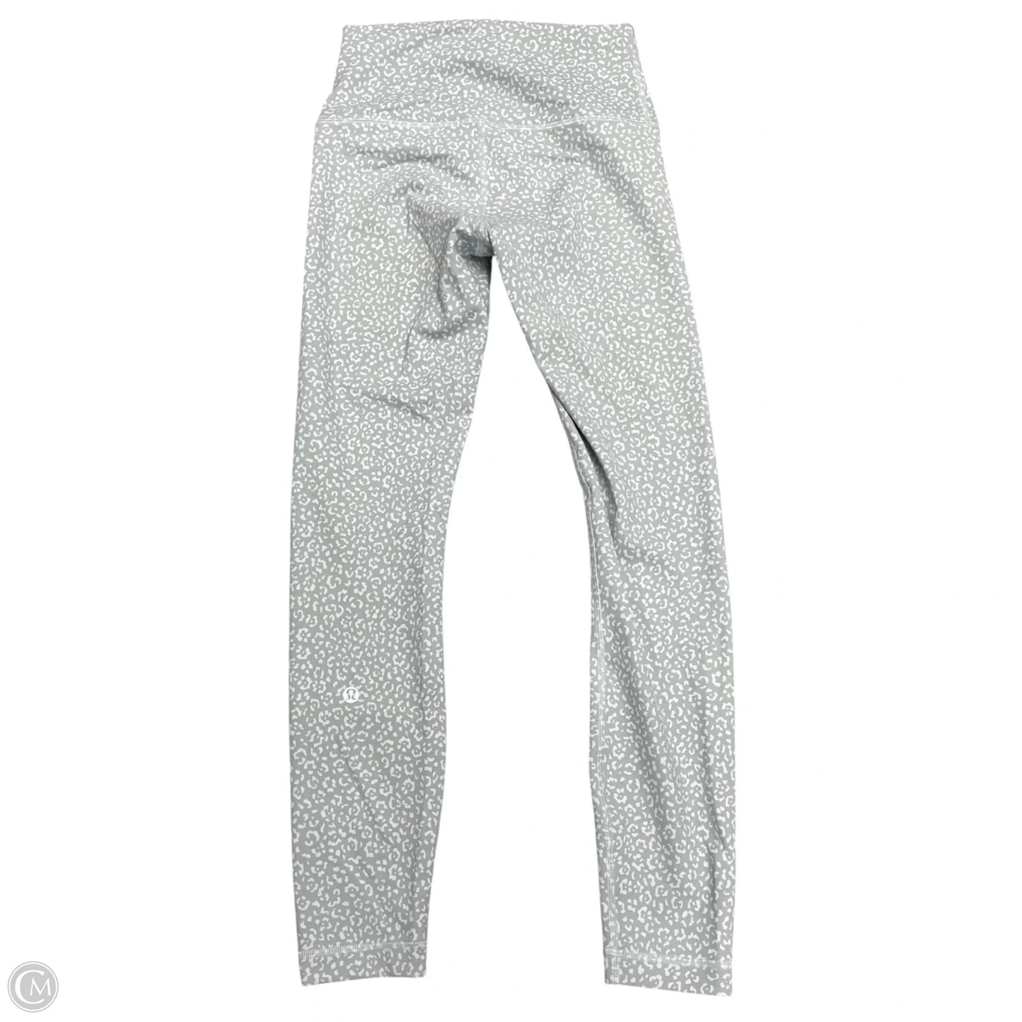 Athletic Capris By Lululemon In Grey & White, Size: S