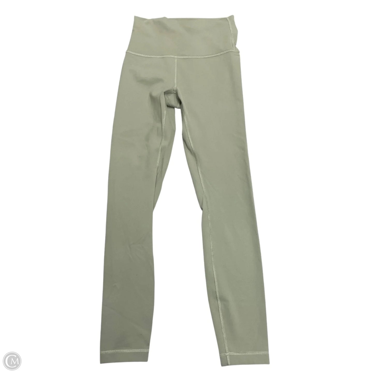 Athletic Capris By Lululemon In Green, Size: S