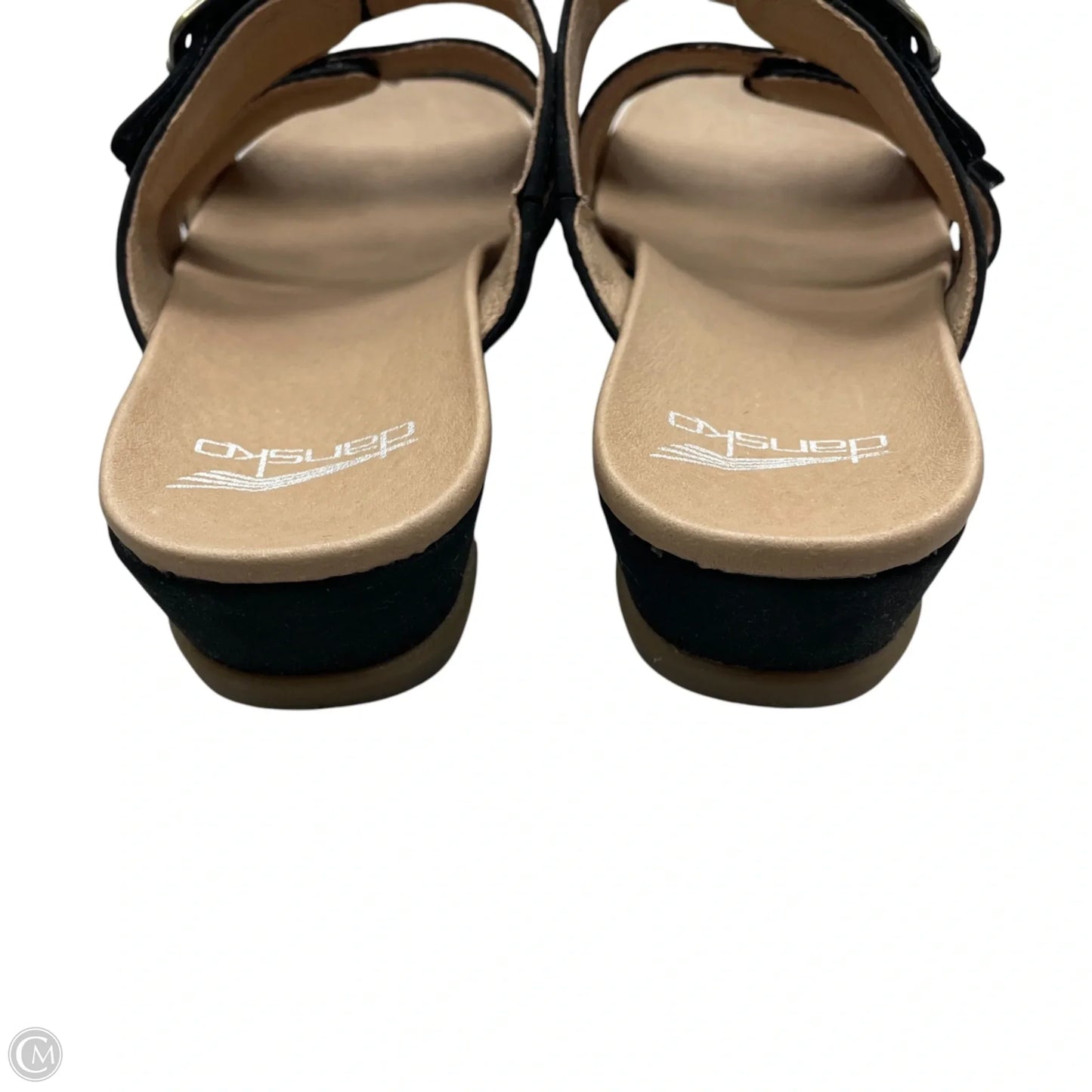 Sandals Heels Wedge By Dansko In Black, Size: 7.5
