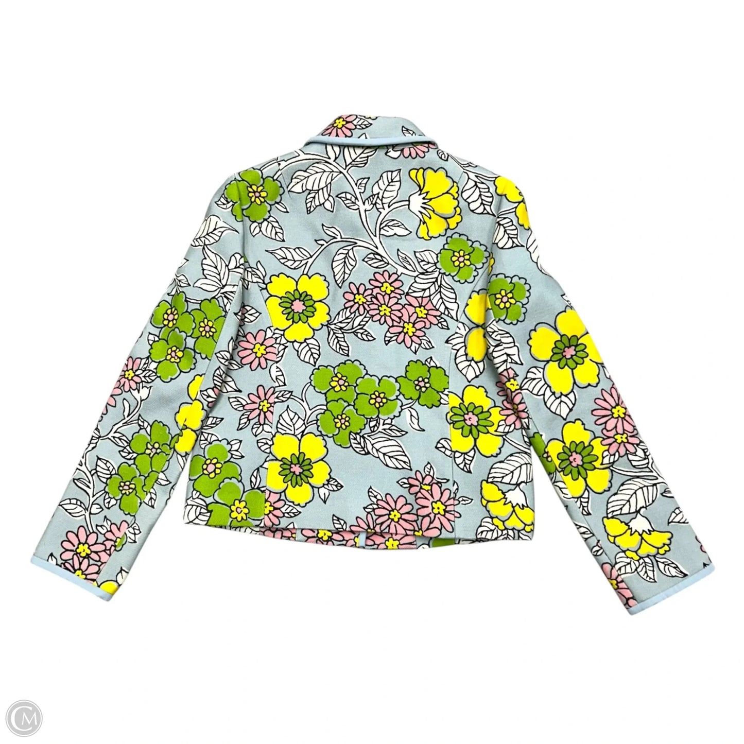 Blazer Designer By Tory Burch In Floral Print, Size: Xs