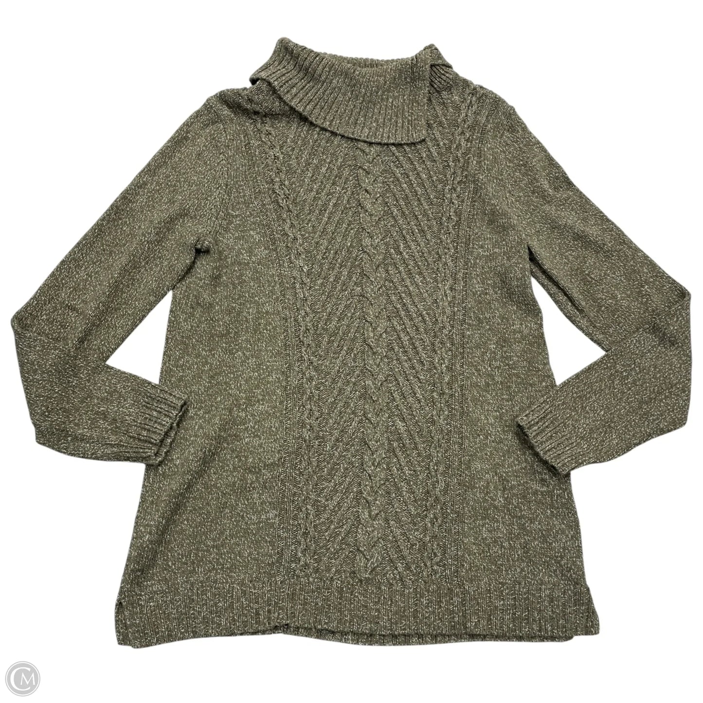 Sweater By Talbots In Green, Size: M