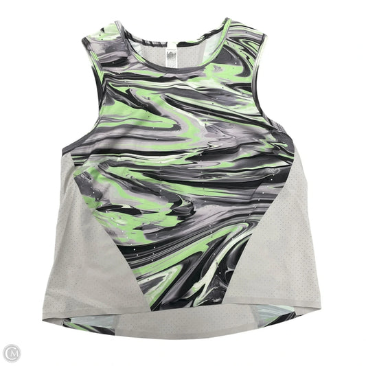 Tank Top By Lululemon In Green & Grey, Size: S