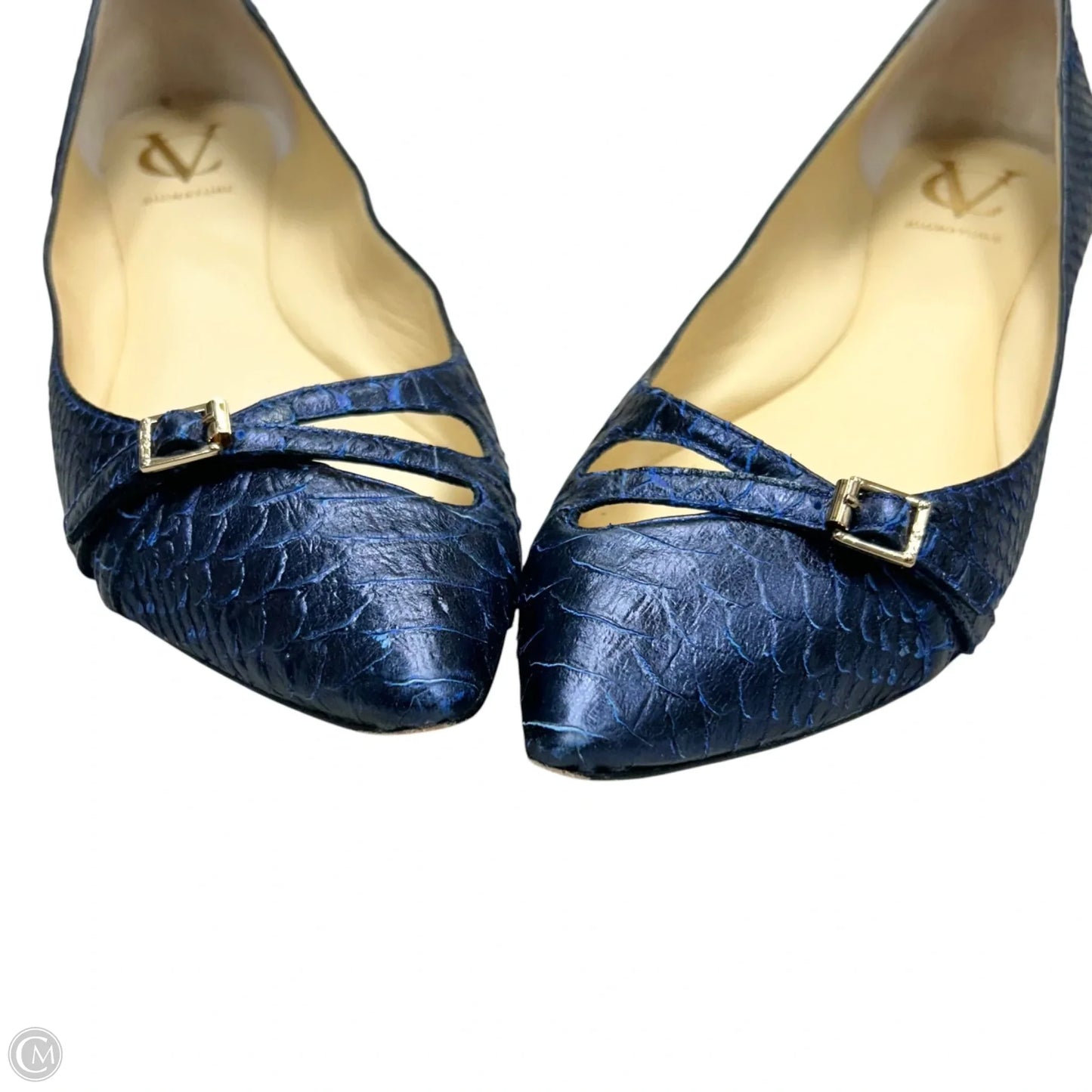 Shoes Flats By Vc Signature In Blue, Size: 10