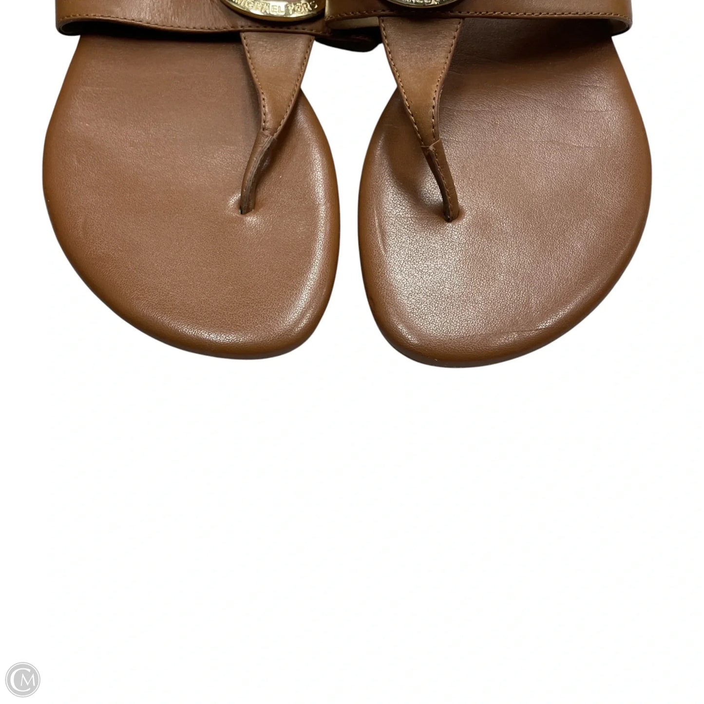Sandals Flats By Michael By Michael Kors In Tan, Size: 7