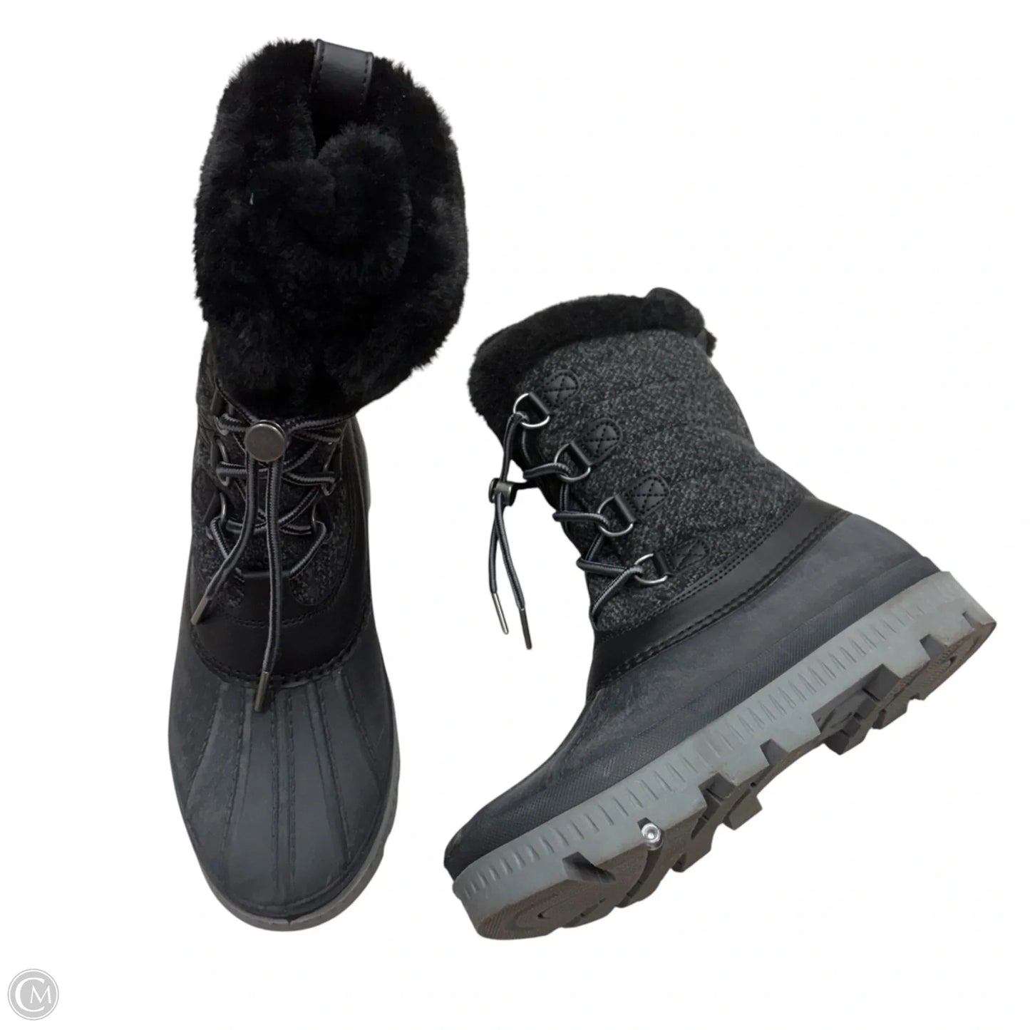 Boots Snow By Ozearl Trail In Black, Size: 7