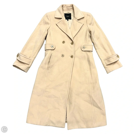 Coat Peacoat By Talbots In Tan, Size: Sp