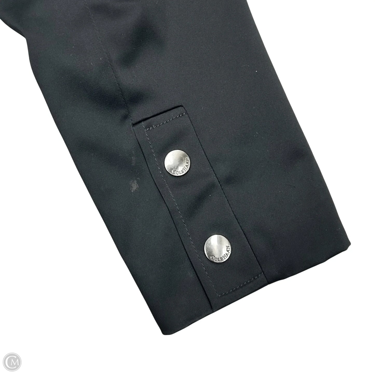 Coat Trench Coat By Cole-haan In Black, Size: M