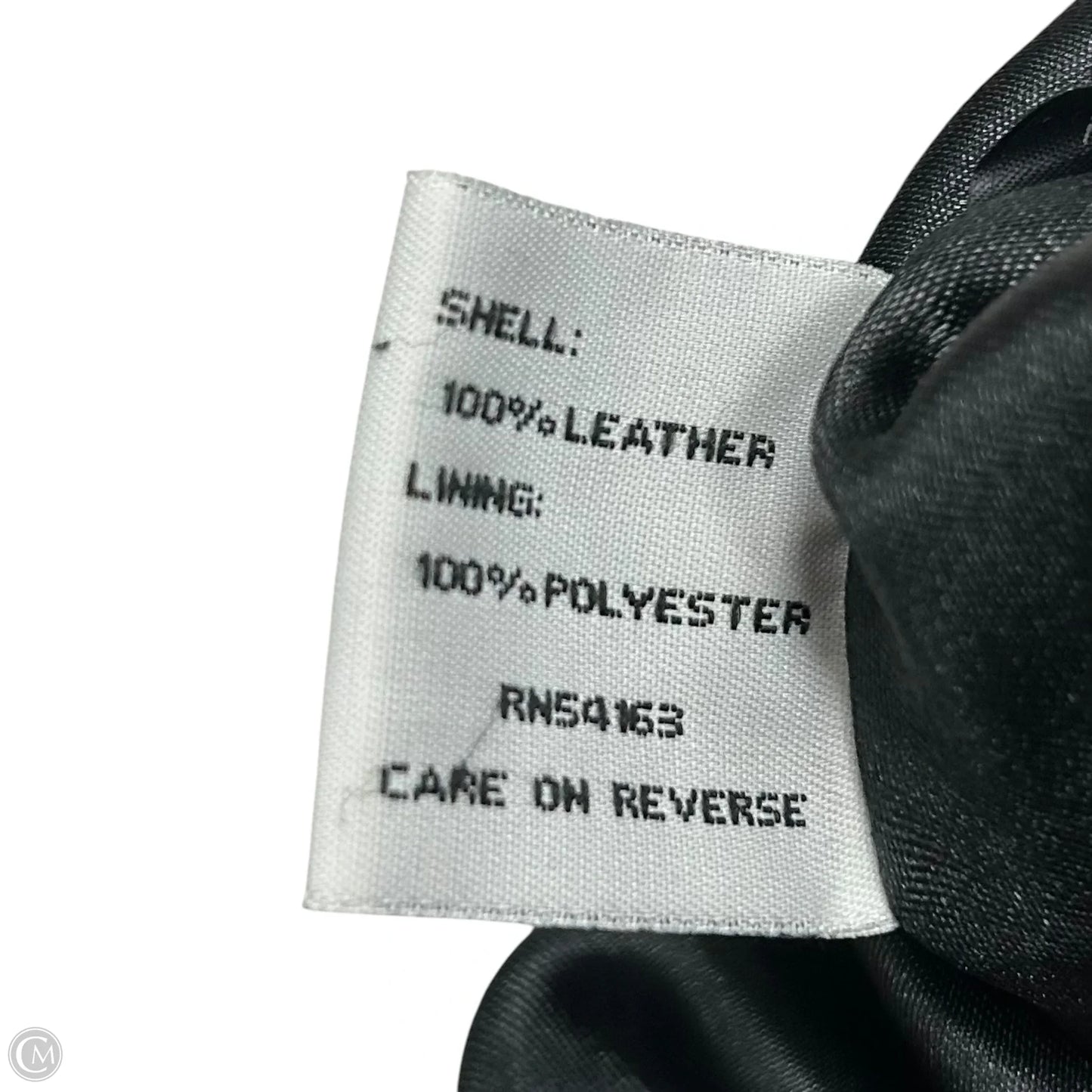 Coat Leather By Kenneth Cole In Black, Size: L