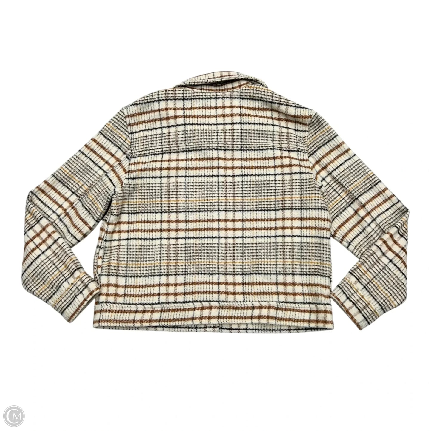 Jacket Other By Joie In Plaid Pattern, Size: L