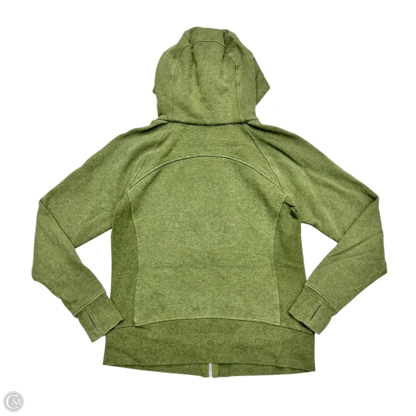 Athletic Jacket By Lululemon In Green, Size: L