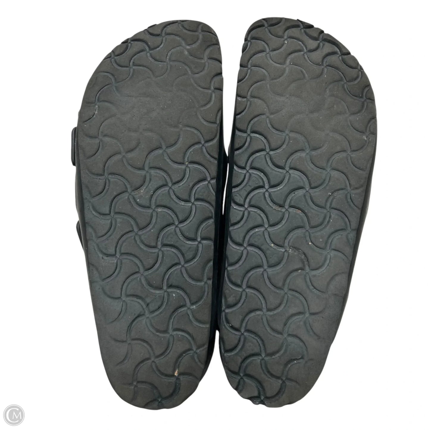 Sandals Flats By Birkenstock In Black, Size: 9