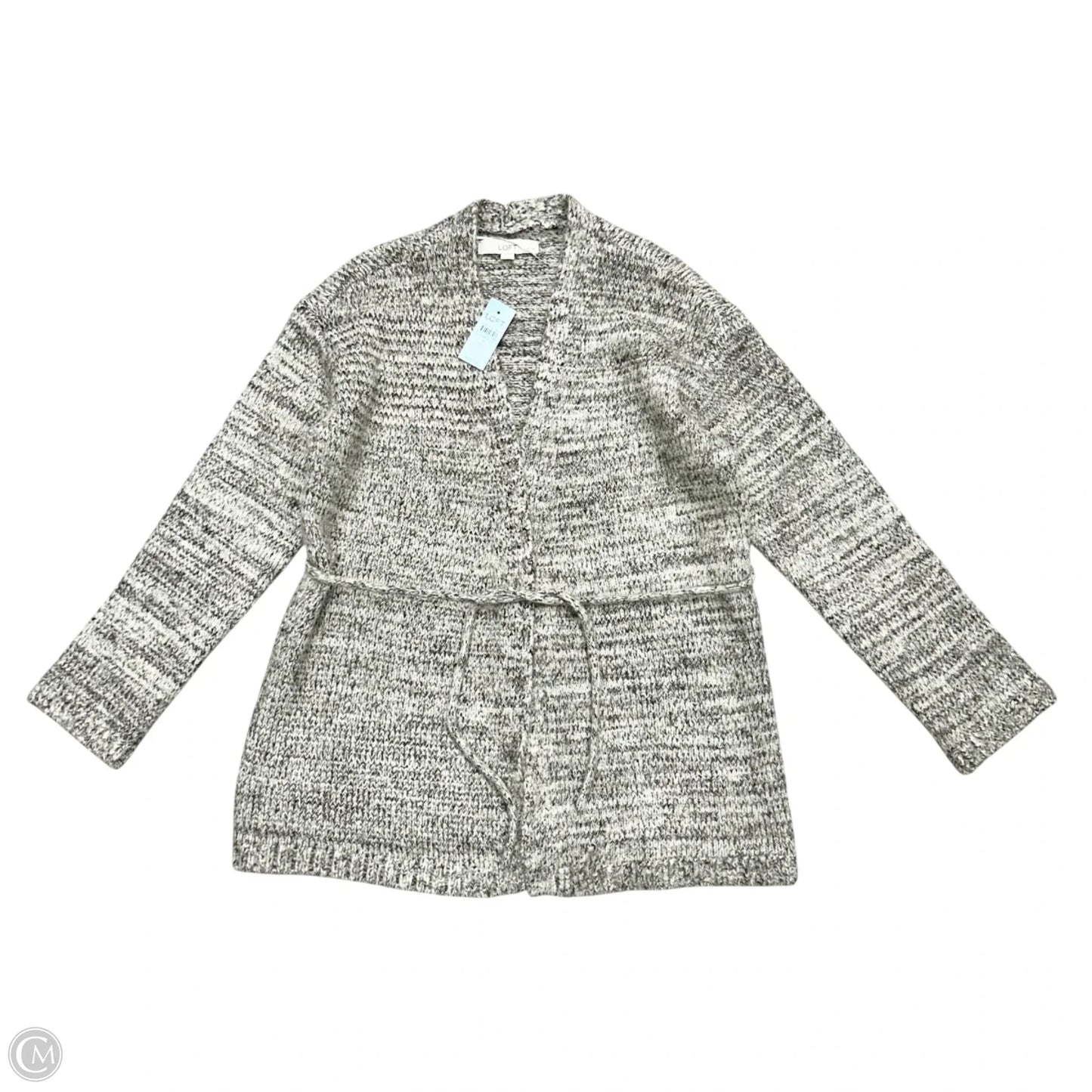 Sweater Cardigan By Loft In Tan, Size: Mp