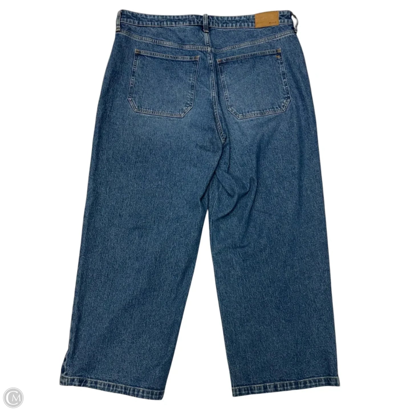 Jeans Wide Leg By Madewell In Blue Denim, Size: 16
