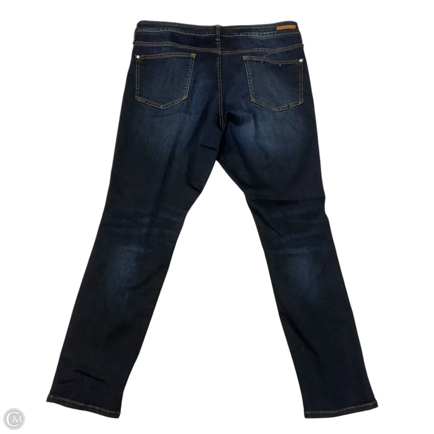Jeans Skinny By Pilcro In Blue Denim, Size: 16