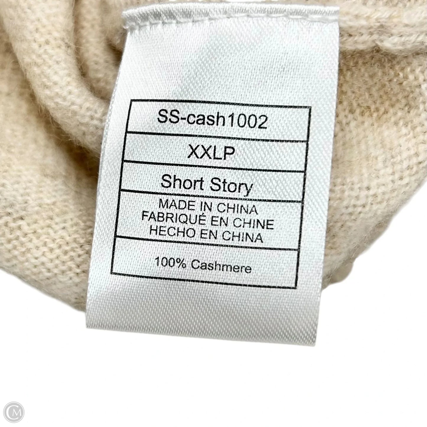Sweater Cashmere By Paloma In Tan, Size: Xlp