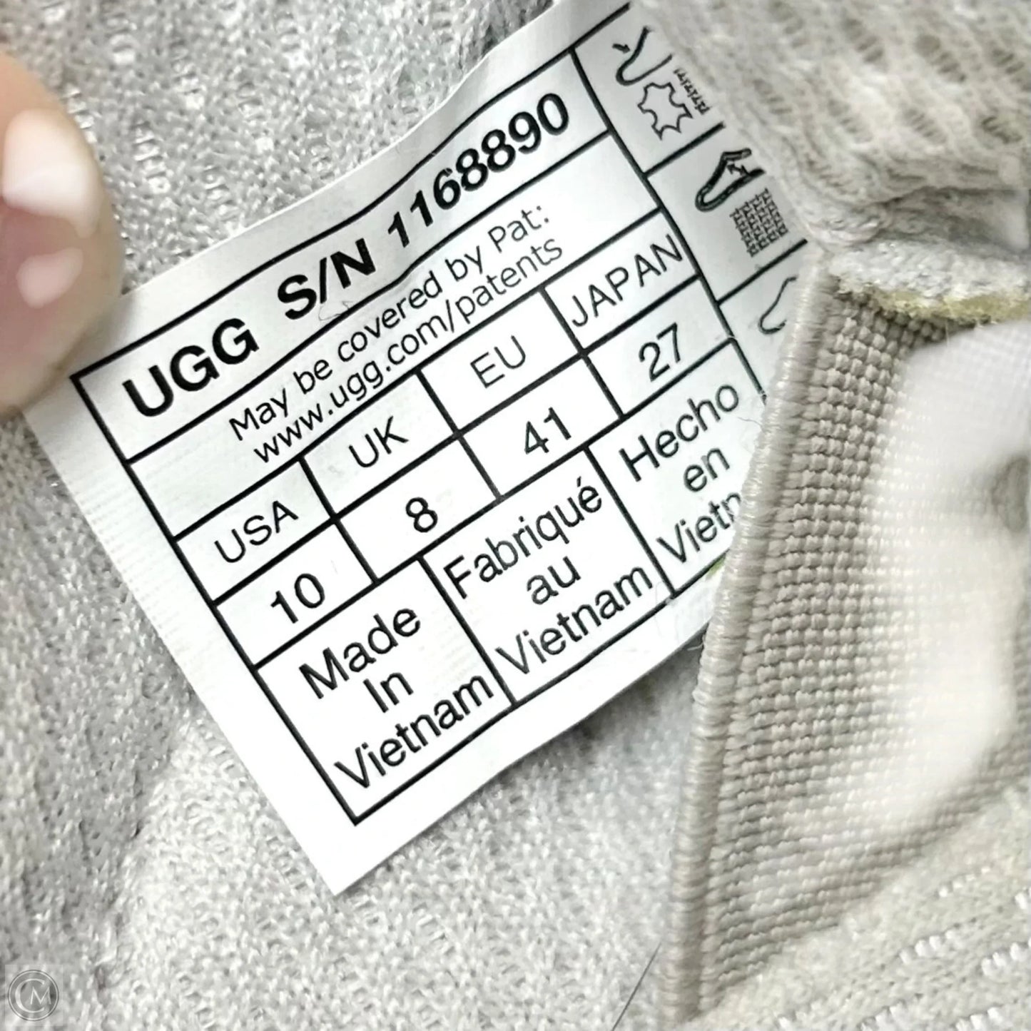 Shoes Designer By Ugg In Grey, Size: 10