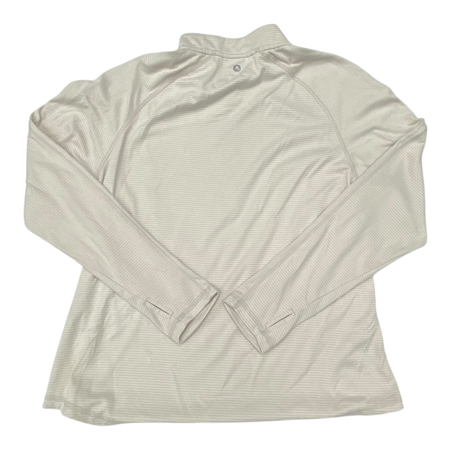 Athletic Top Ls Collar By Avalanche In Striped Pattern, Size:Xl