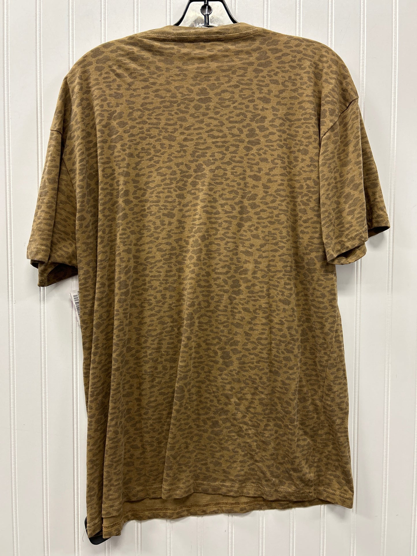 Top Ss By Clothes Mentor In Animal Print, Size:Xl