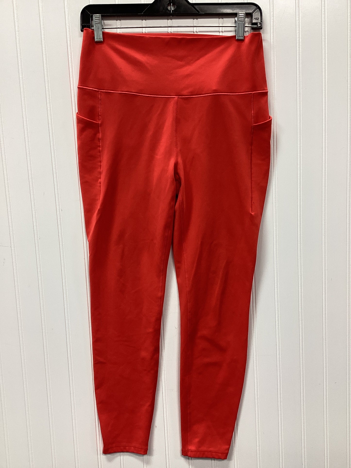 Athletic Leggings By Cmc In Red, Size:L