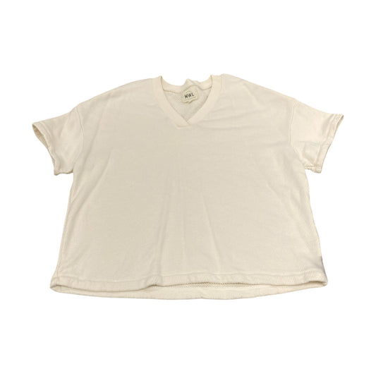 Top Ss By Madewell In Cream, Size:Xl
