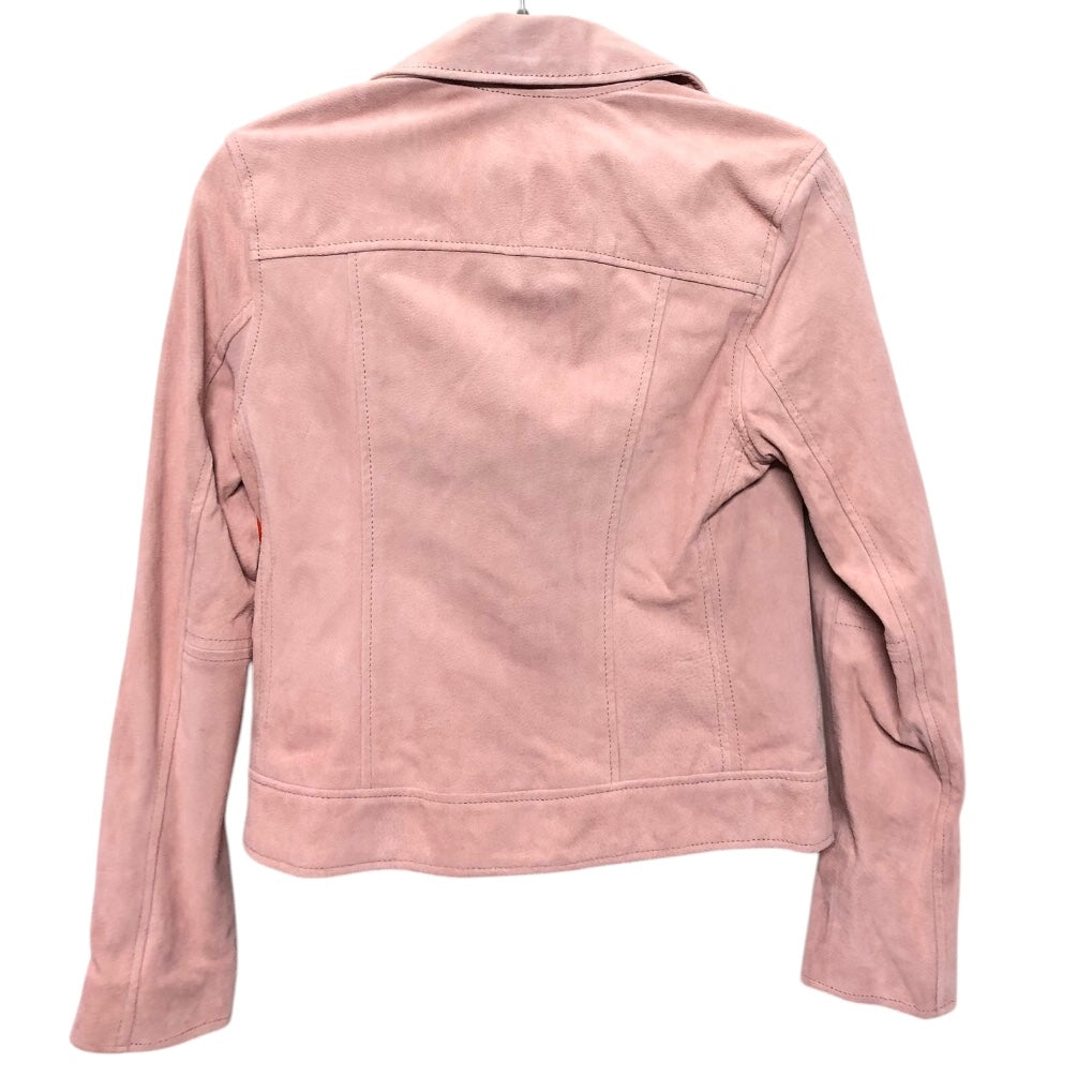 Jacket Moto Leather By Blanknyc In Pink, Size:Xs