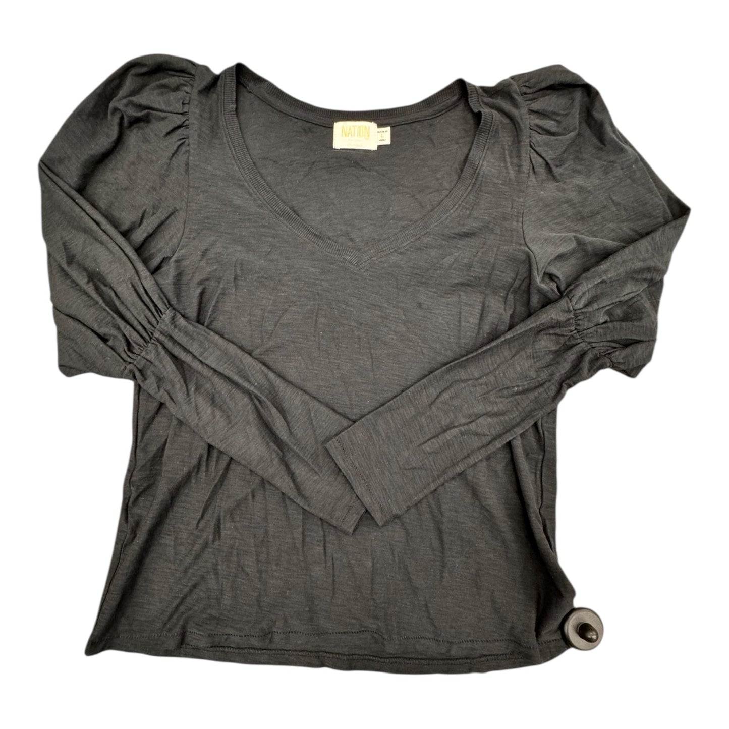 Top Ls By Nation In Black, Size:L