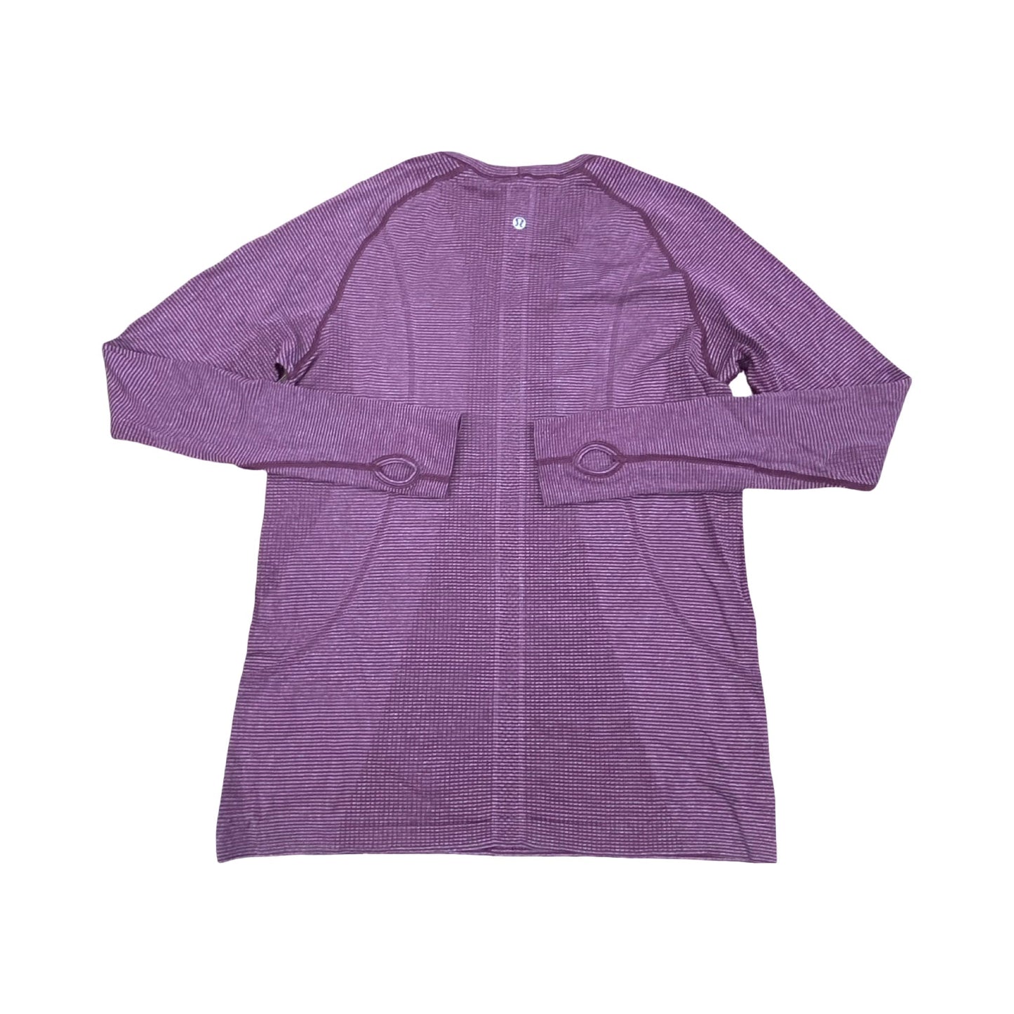 Athletic Top Ls Crewneck By Lululemon In Purple, Size:12