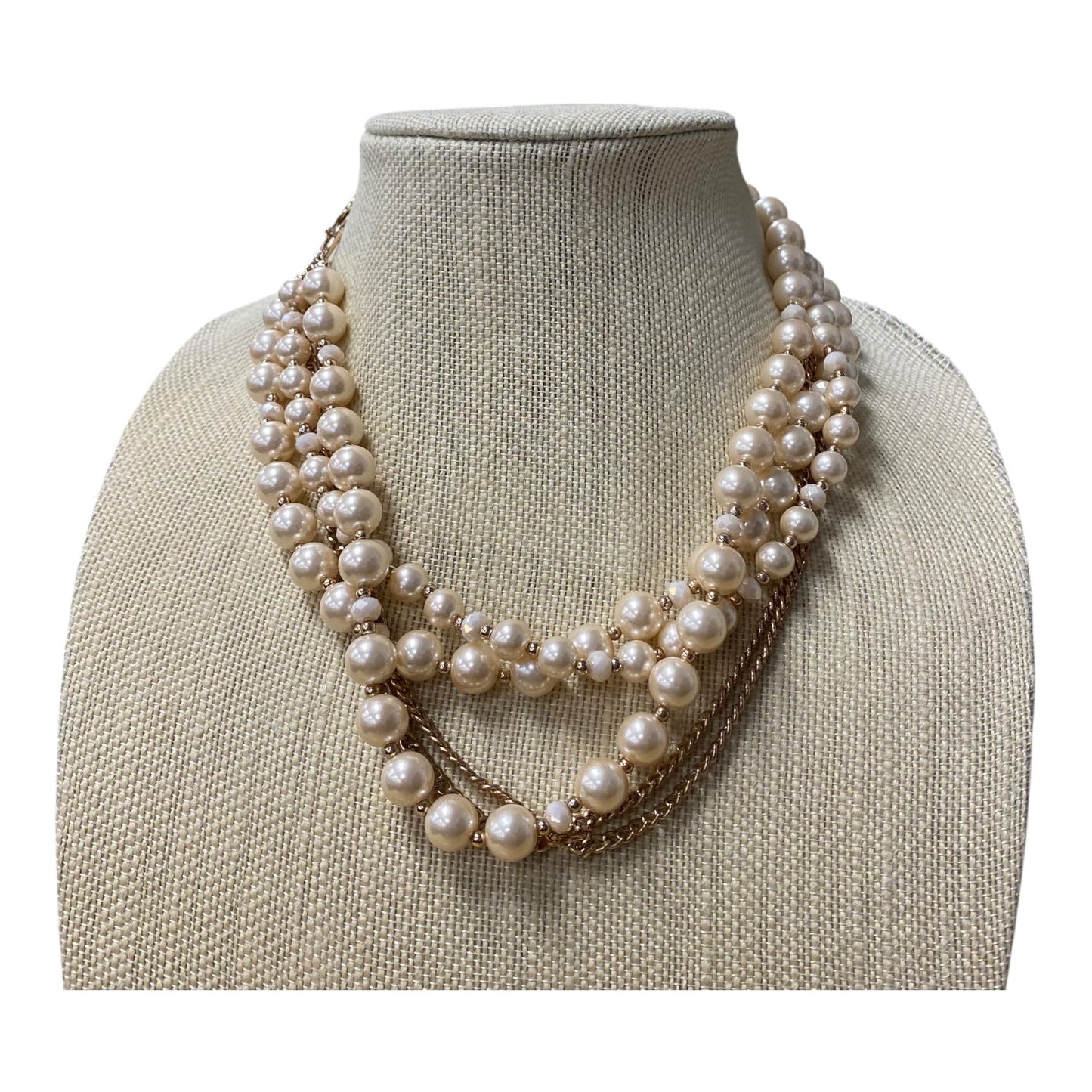 Necklace Layered By Betsey Johnson In Gold