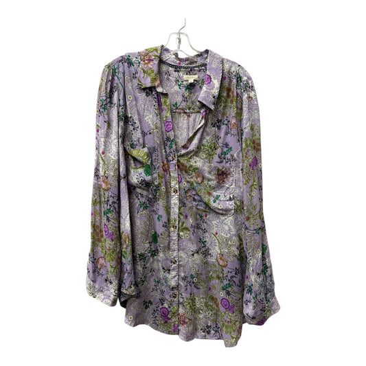 Top Ls By Pilcro In Purple, Size:Xl