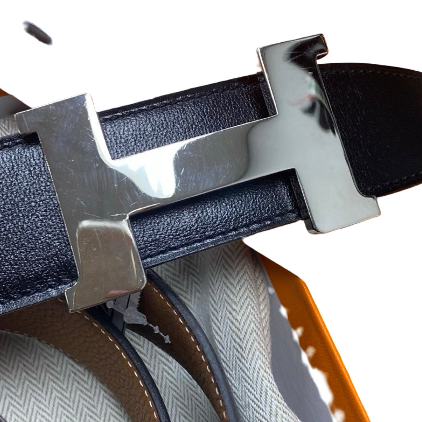 Belt Luxury Designer By Hermes In Black - 90 D FM 300 (M/L)
