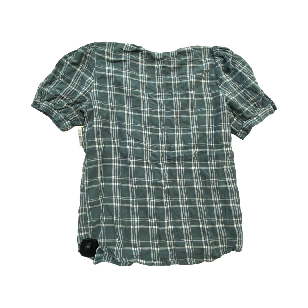 Top Ss By Treasure And Bond In Green & White, Size:S