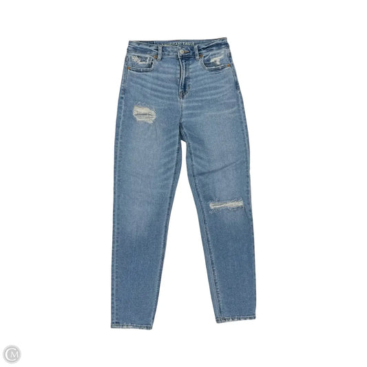 Jeans Skinny By American Eagle In Blue Denim, Size: 2