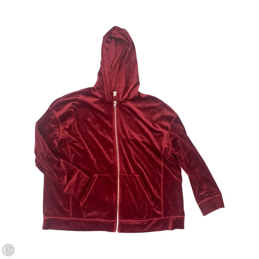 Jacket Other By Livi Active In Red, Size: 3x