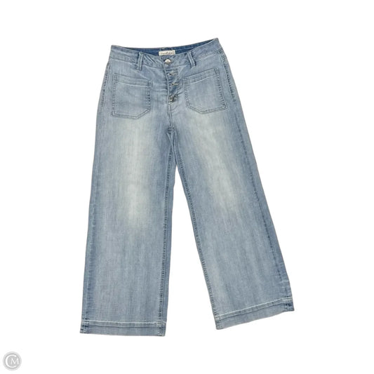 Jeans Wide Leg By Cme In Blue Denim, Size: 4