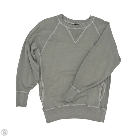 Top Long Sleeve By Zenana In Grey, Size: M