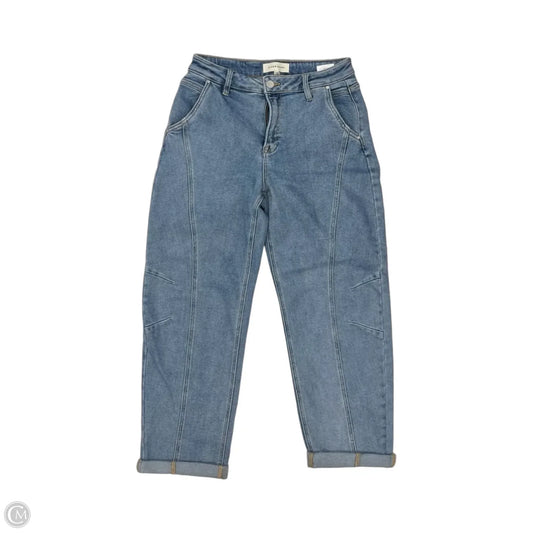 Jeans Straight By Risen In Blue Denim, Size: 4