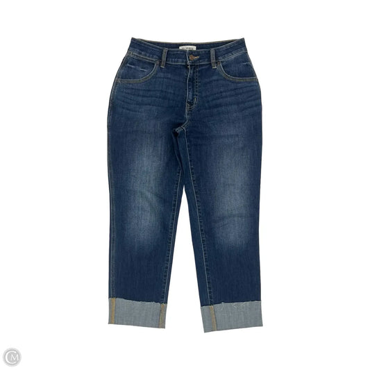 Jeans Cropped By Maurices In Blue Denim, Size: 4