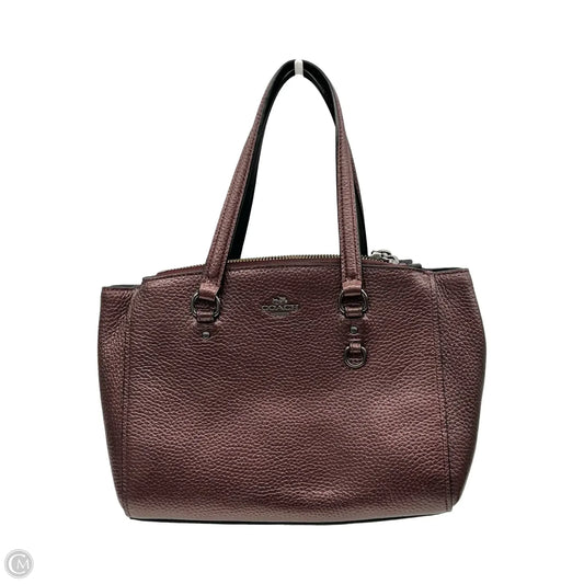 Handbag Designer By Coach, Size: Medium